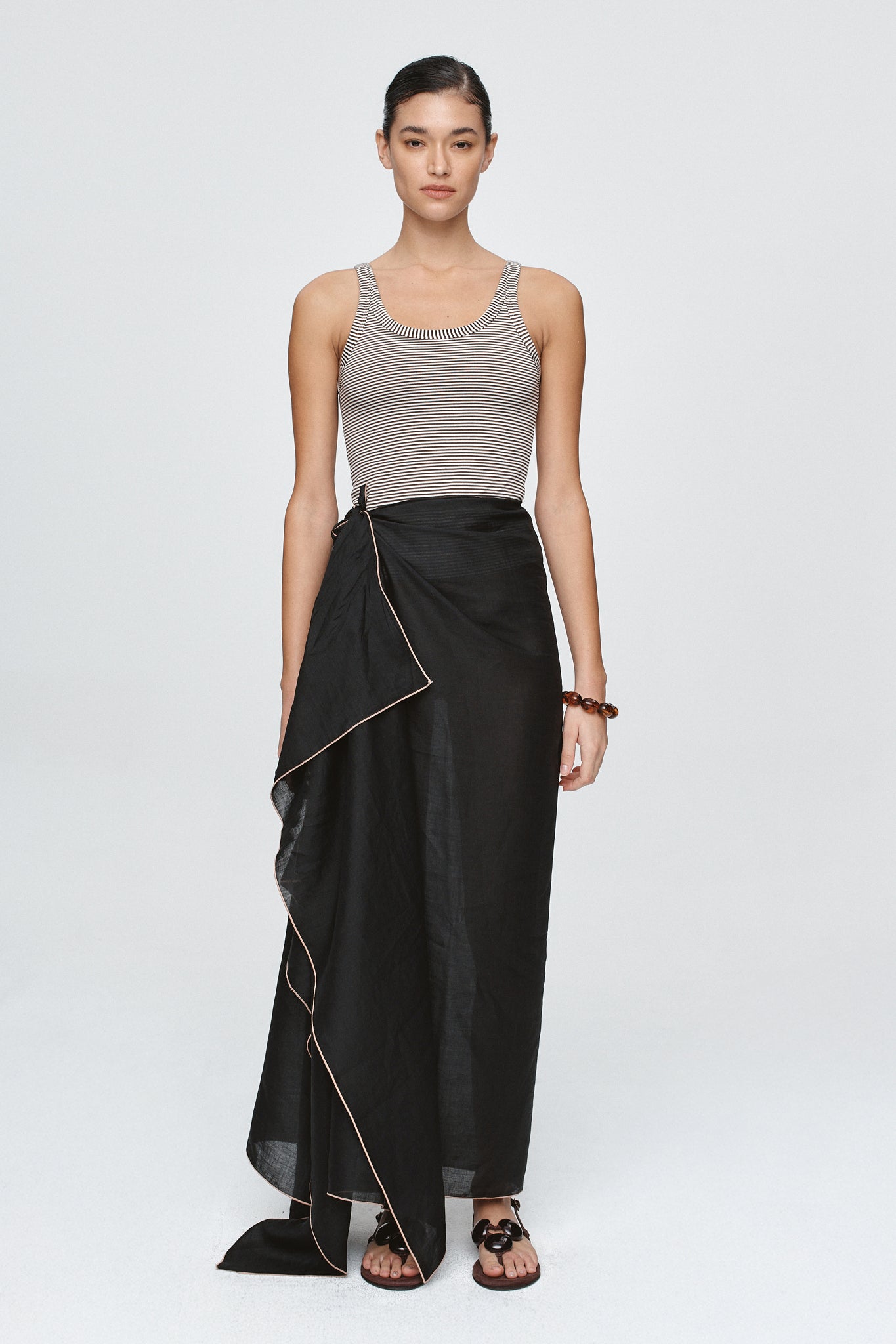 HATTIE SARONG - BLACK