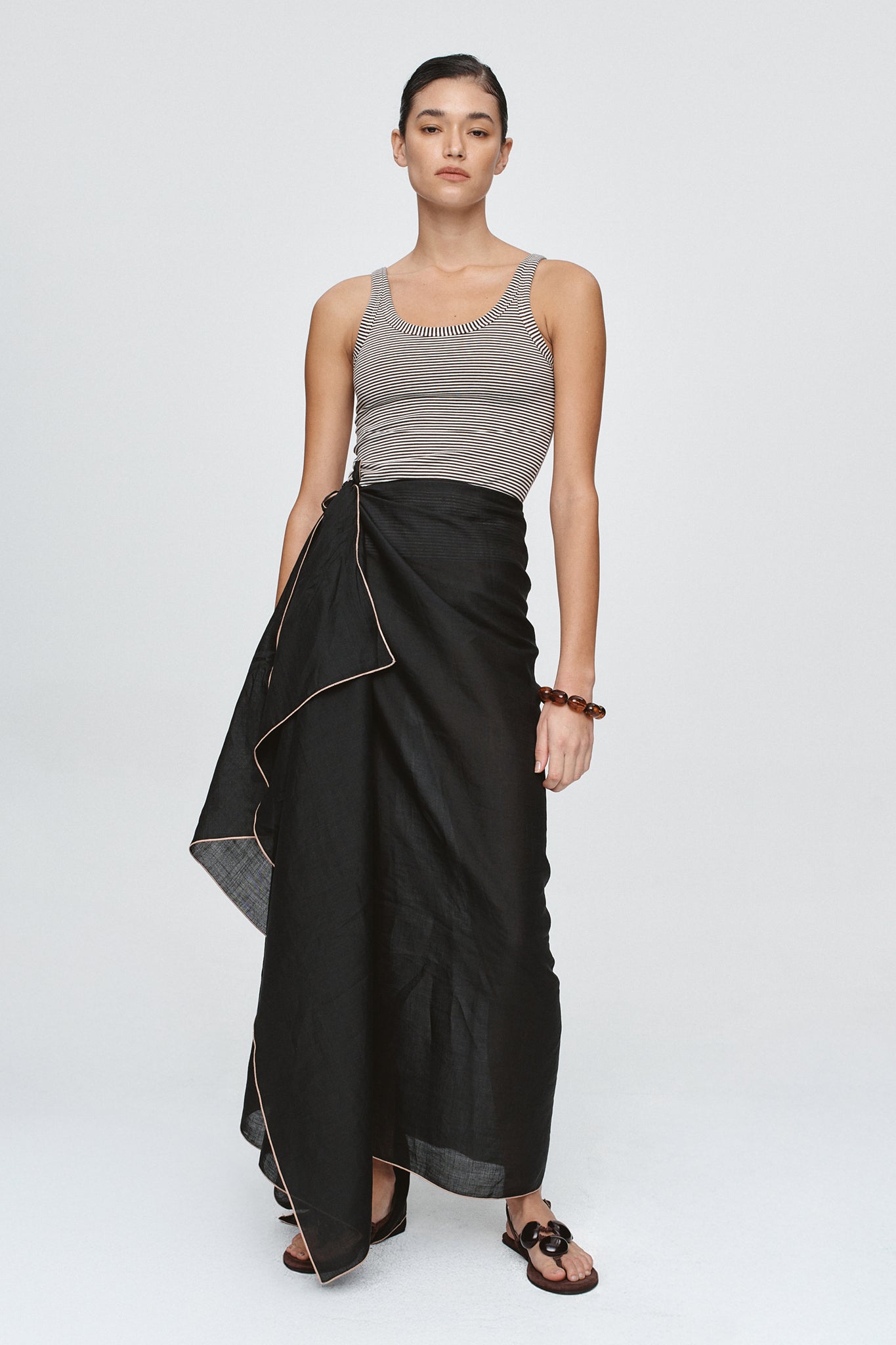 HATTIE SARONG - BLACK