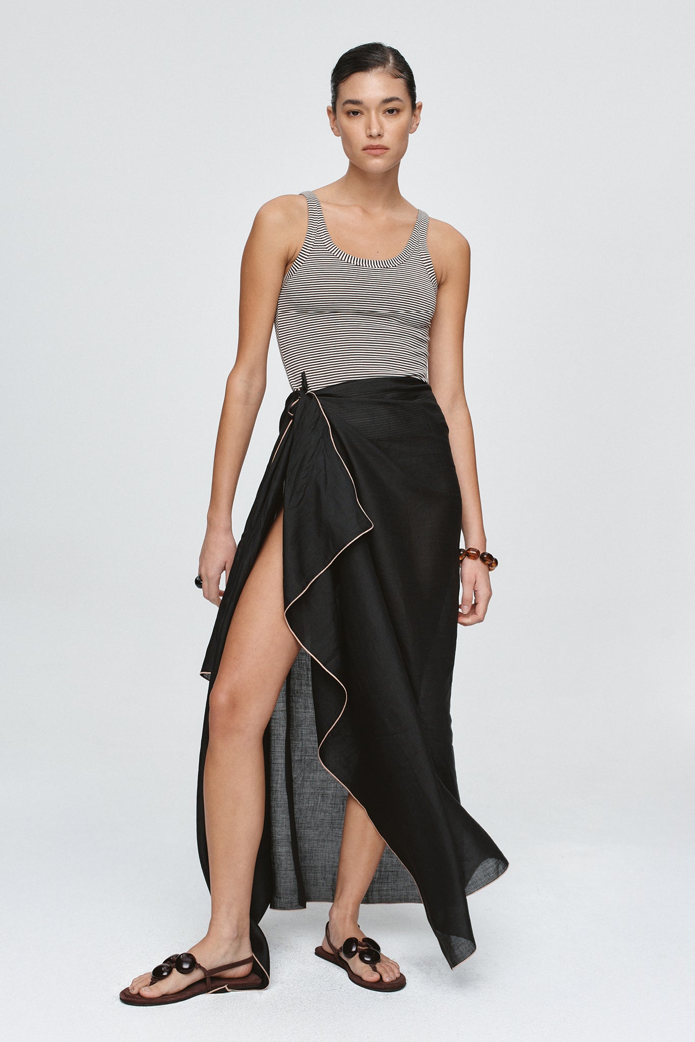 HATTIE SARONG - BLACK