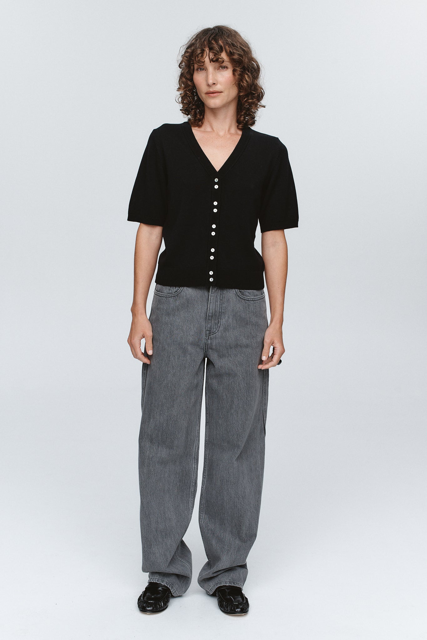 HUGO CARDIGAN - BLACK