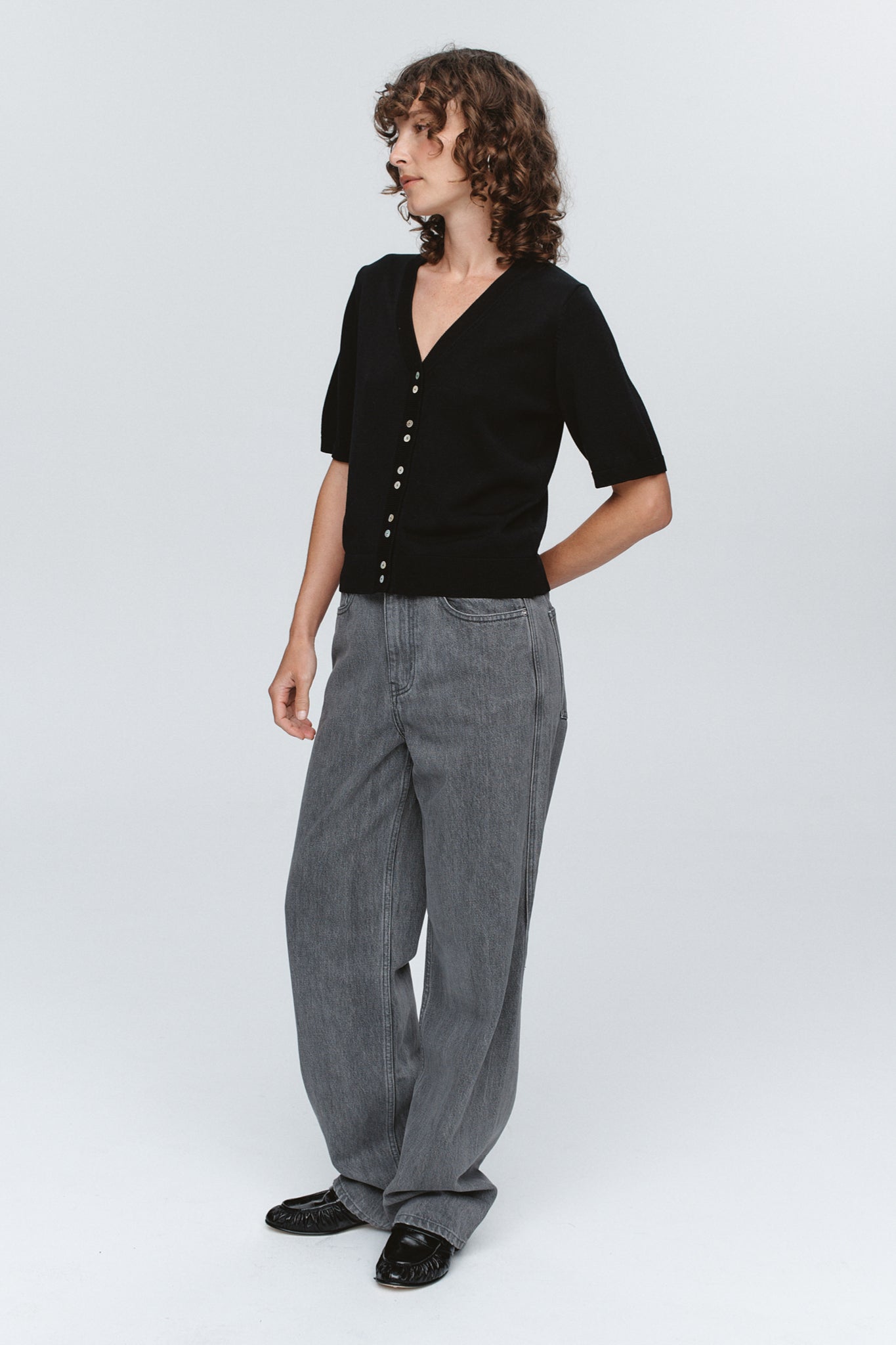 HUGO CARDIGAN - BLACK