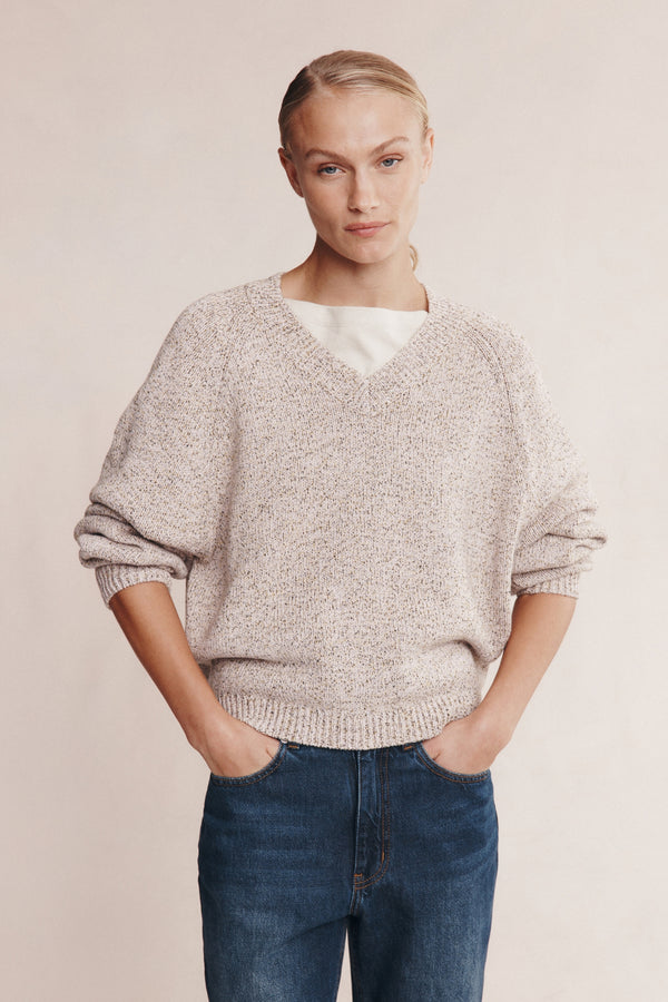 MOSS SWEATER - FLEUR SPECKLE