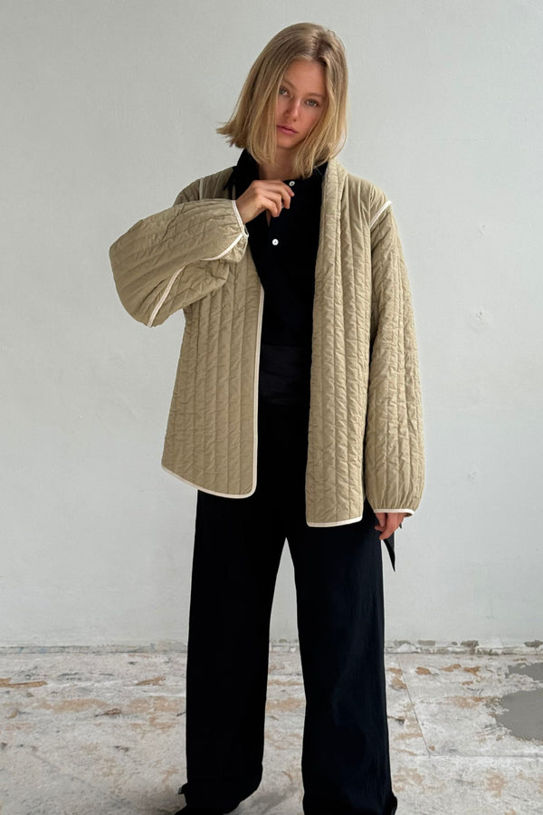 AGNES JACKET - PUTTY