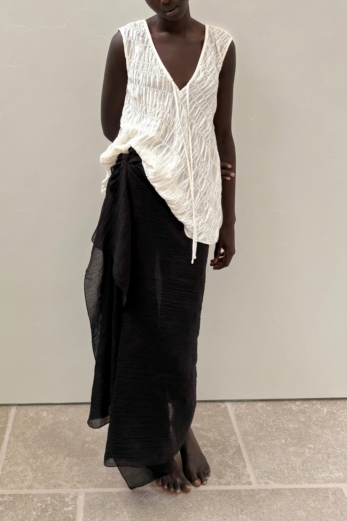 BLANCHE TOP - IVORY