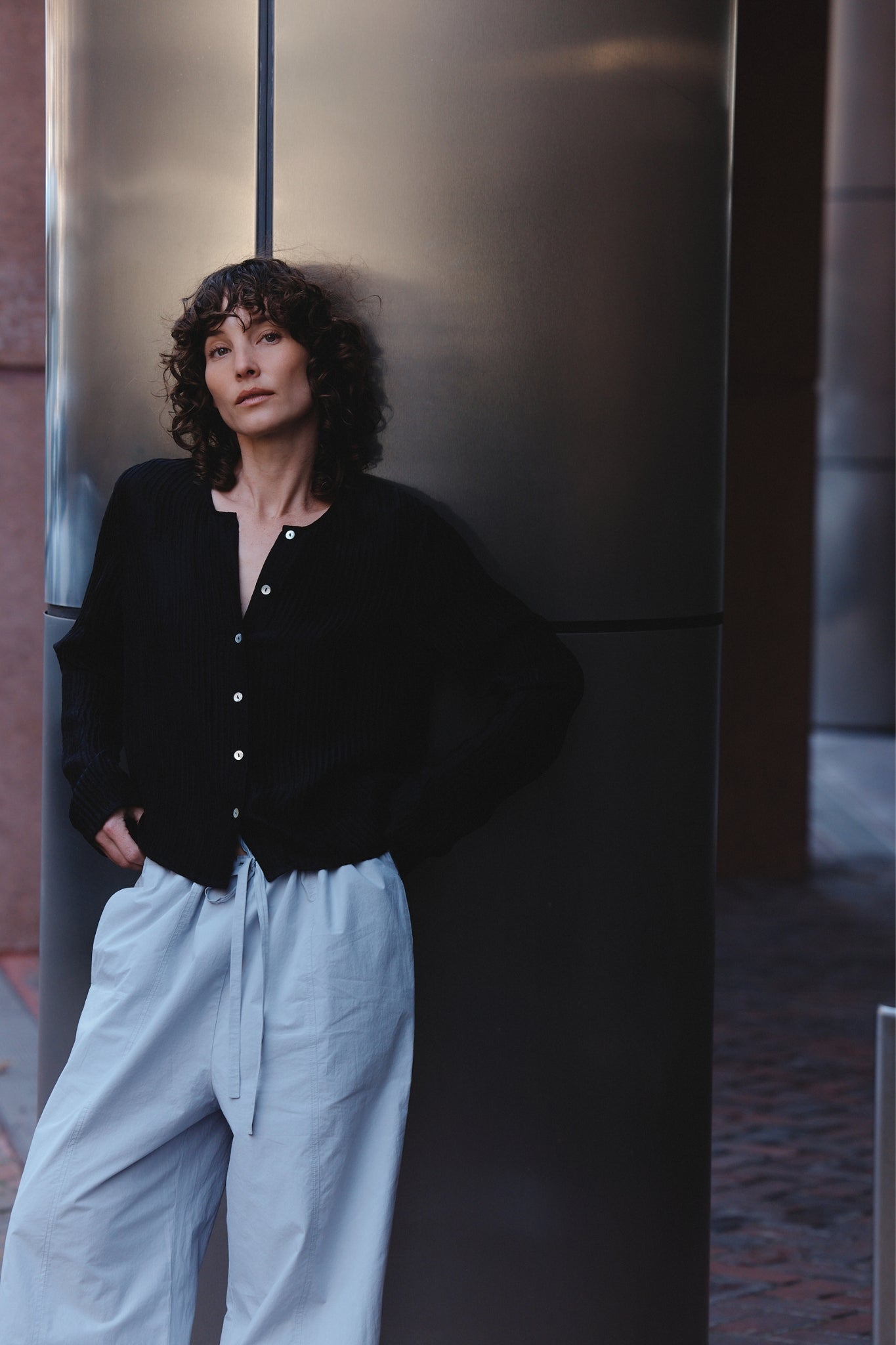 LOTUS EVENING JACKET - BLACK