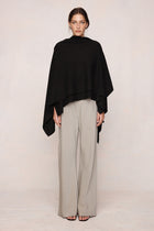 MATILDA PONCHO - BLACK