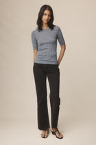 LAYLA TEE - SOFT CHARCOAL