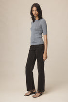 LAYLA TEE - SOFT CHARCOAL