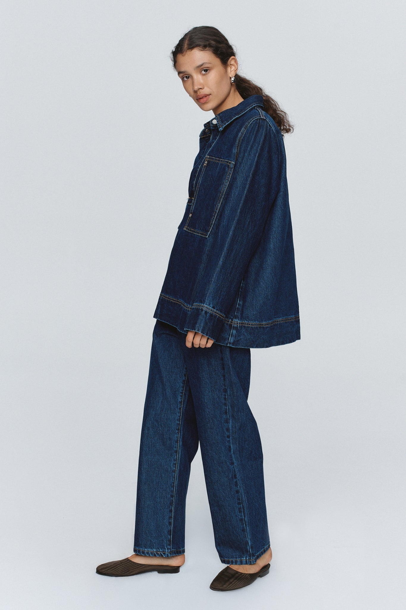 ELKA SHIRT - WASHED INDIGO