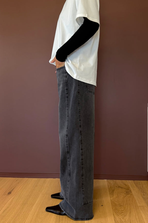 BORDER JEAN - FADED BLACK