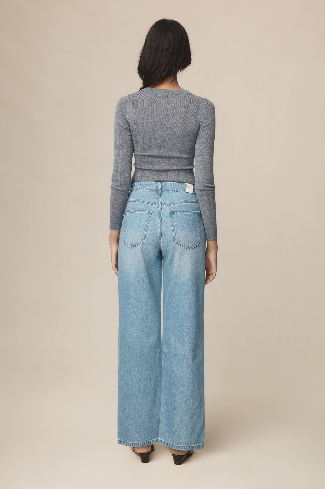 WIDE LEG JEAN - CLASSIC WASH