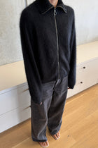 OSCAR ZIP UP - BLACK