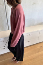 BABETTE CARDIGAN - ROSEWOOD