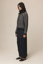 OSCAR ZIP UP - BLACK / GREIGE
