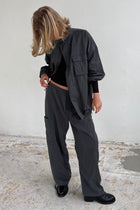 GRAY JACKET - CHARCOAL