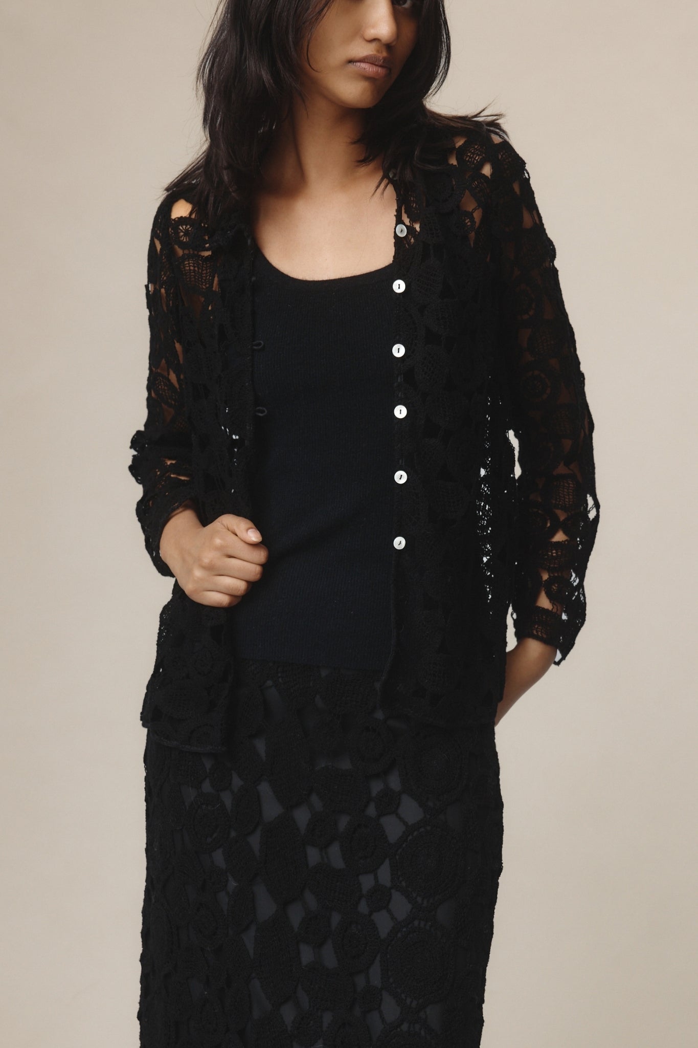PIERRE SKIRT - BLACK