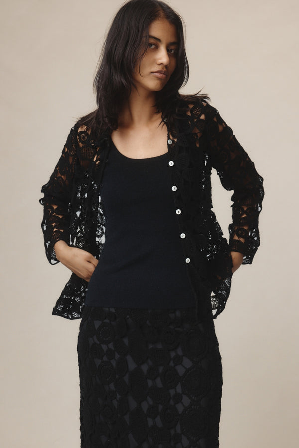 PIERRE TOP - BLACK