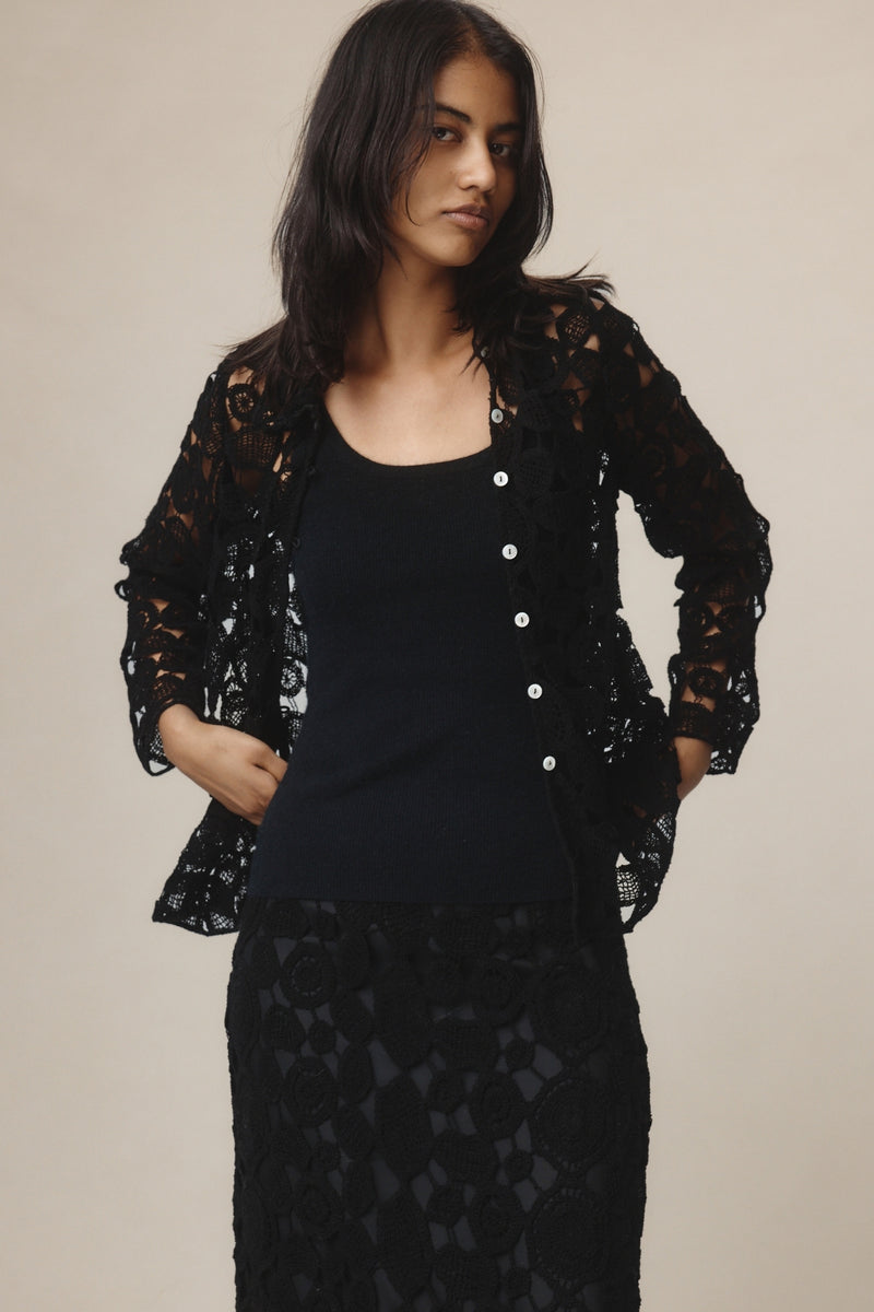 PIERRE TOP - BLACK