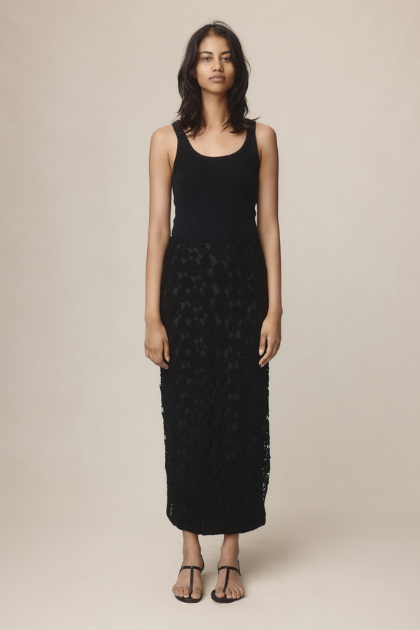 PIERRE SKIRT - BLACK