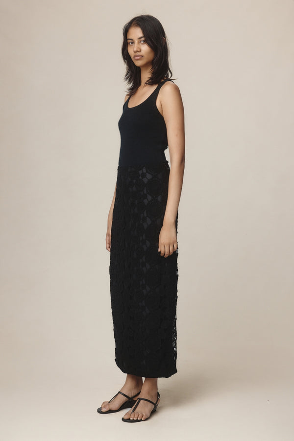 PIERRE SKIRT - BLACK