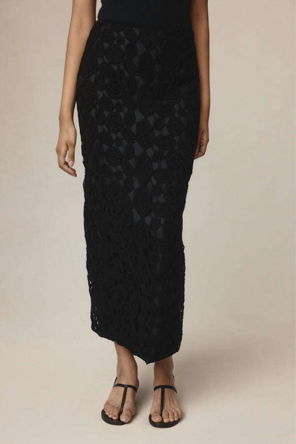 PIERRE SKIRT - BLACK
