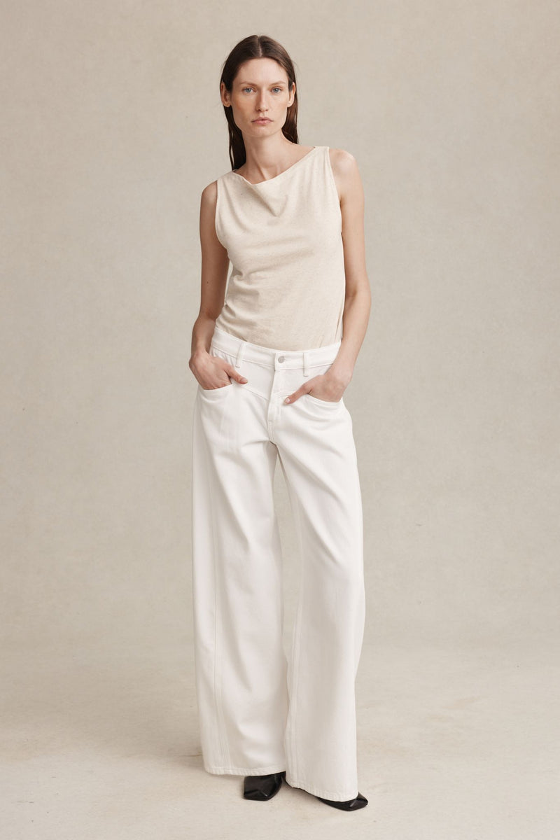 CROSS STITCH JEAN - BLANC