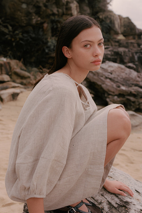 LUNIE DRESS - BIRCH