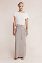 BECA SKIRT - GREY MARLE