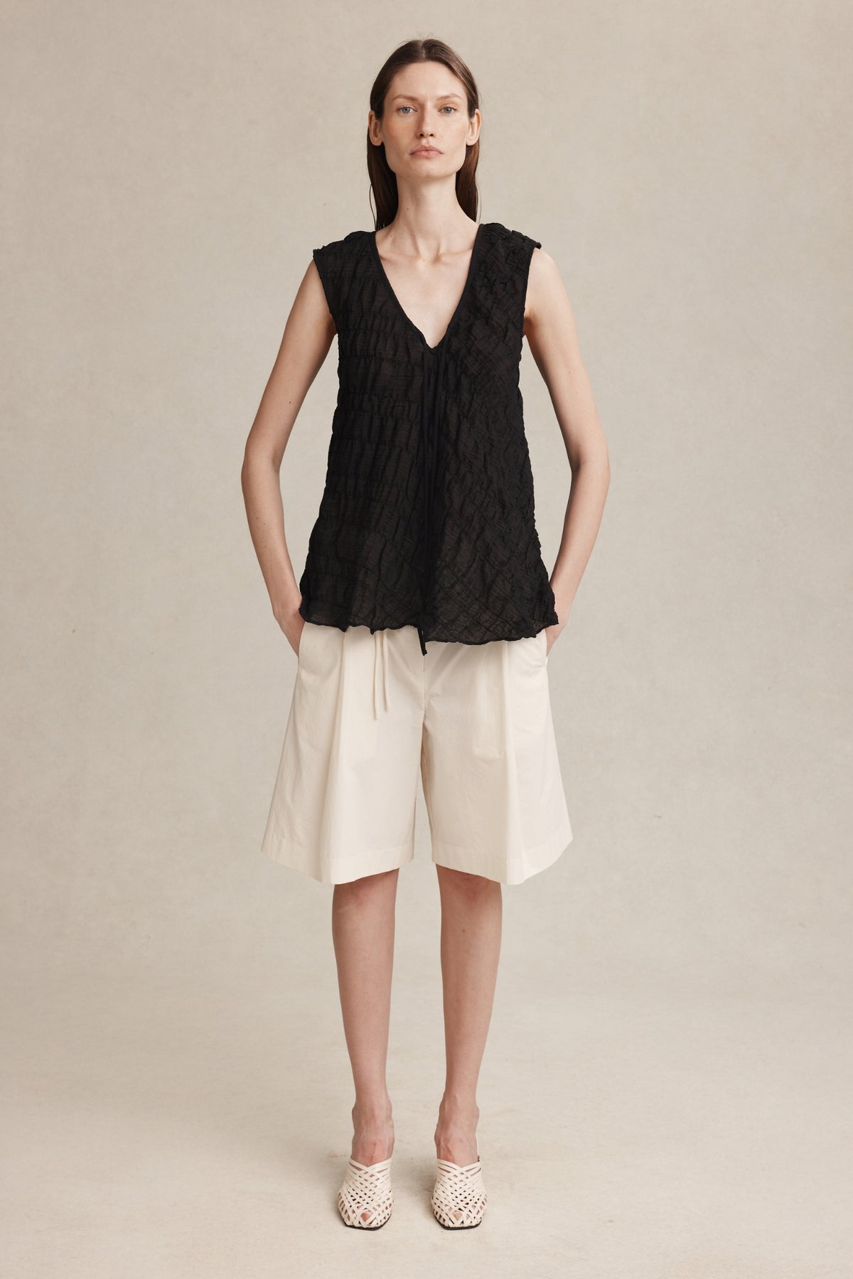 BLANCHE TOP - BLACK
