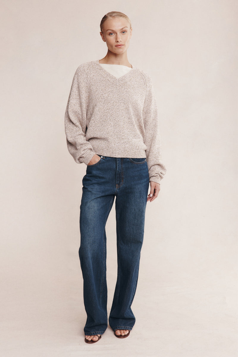 MOSS SWEATER - FLEUR SPECKLE
