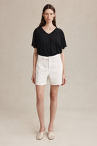 CLASSIC JEAN SHORT - BLANC
