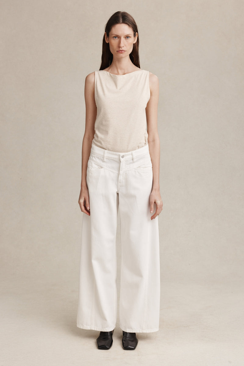 CROSS STITCH JEAN - BLANC