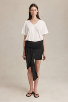 CASTER MINI SKIRT - BLACK
