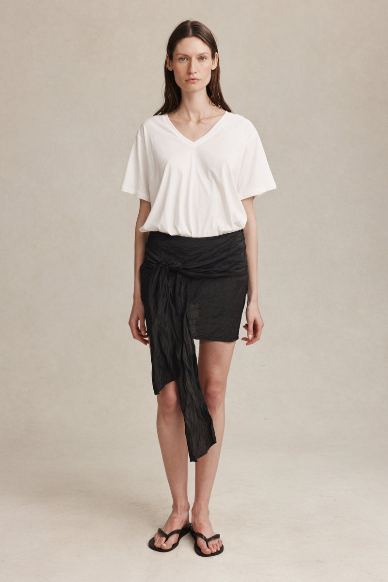 CASTER MINI SKIRT - BLACK