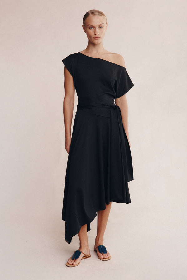 INEZ DRESS - BLACK