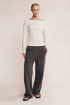 THALIA LONG SLEEVE TEE - SILT