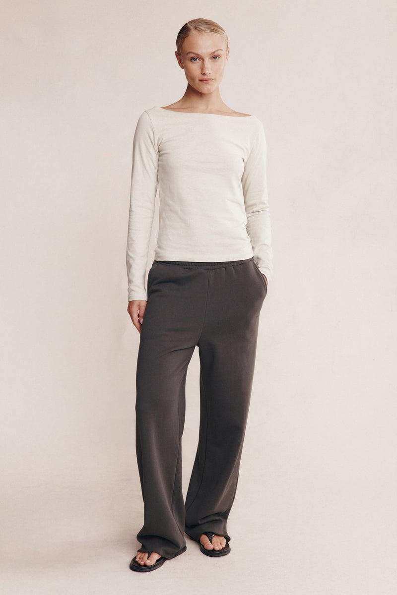 THALIA LONG SLEEVE TEE - SILT
