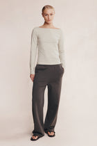 THALIA LONG SLEEVE TEE - SILT