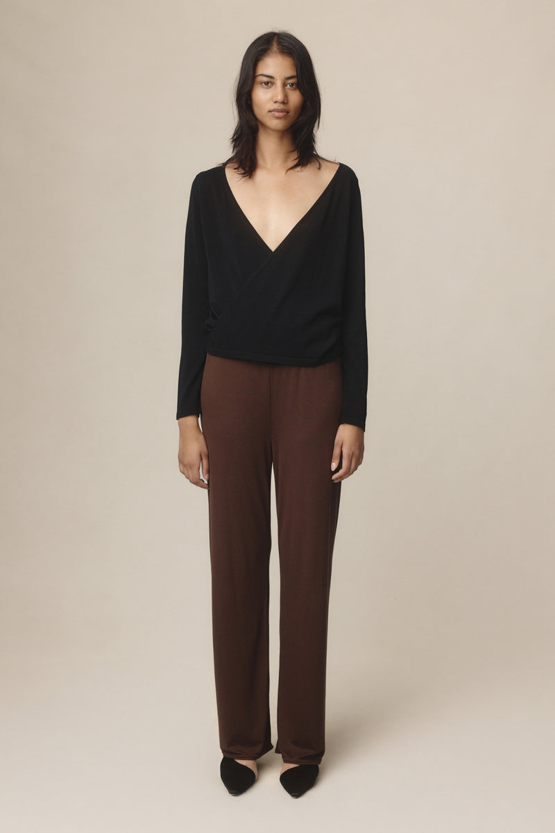 VICTORIA TOP - BLACK