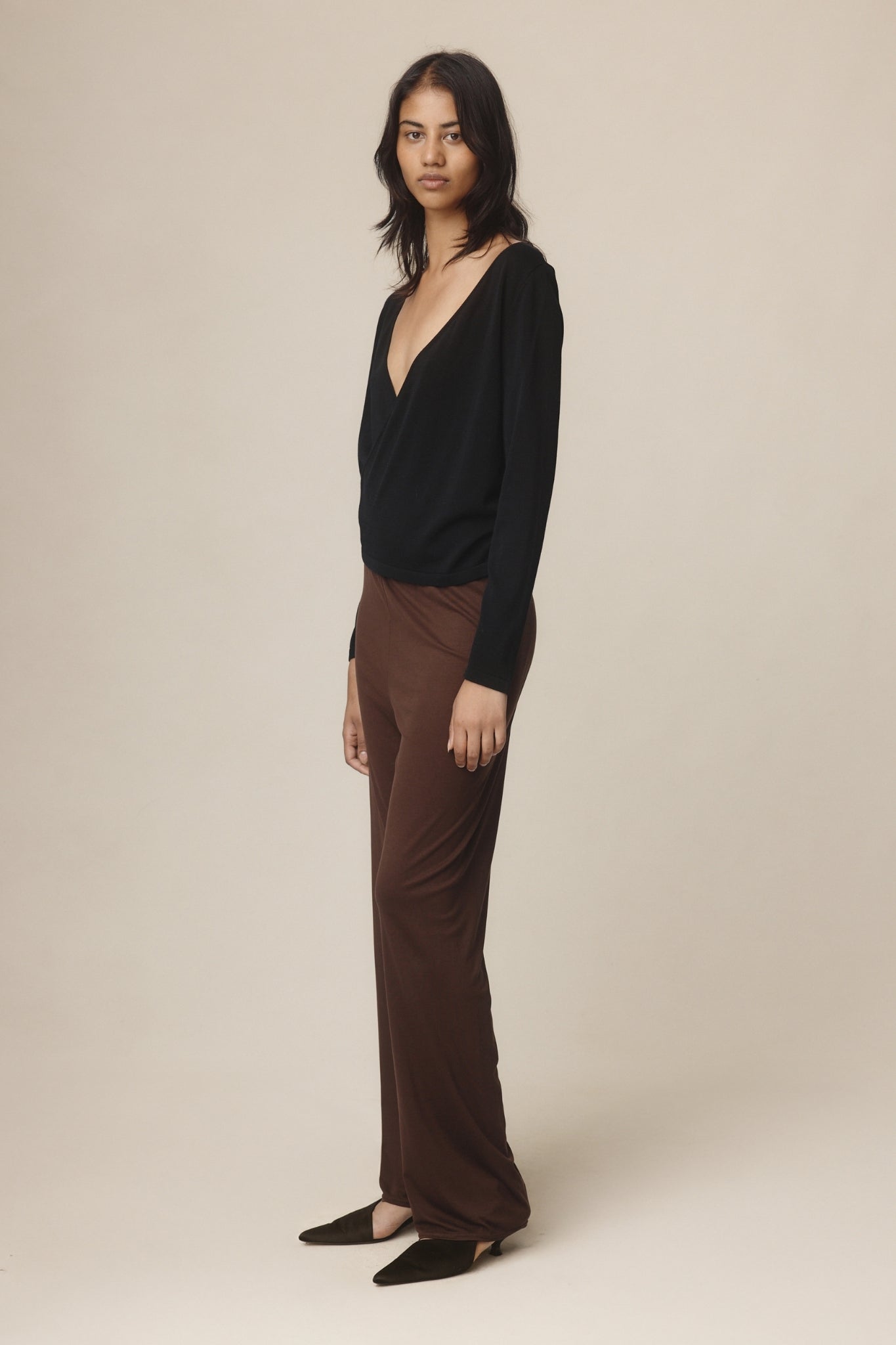 VICTORIA TOP - BLACK