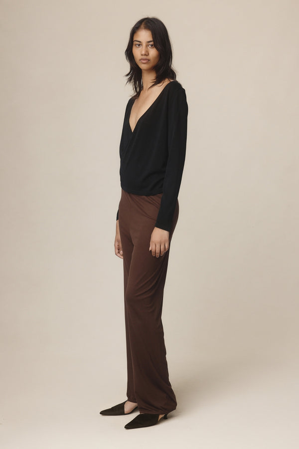 VICTORIA TOP - BLACK