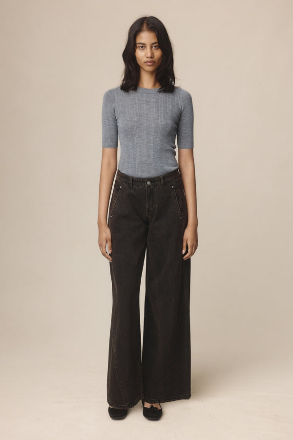 PANEL JEAN - TOBACCO