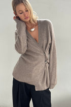 TULIA CARDIGAN - WHEAT