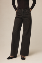 WIDE LEG JEAN - TOBACCO