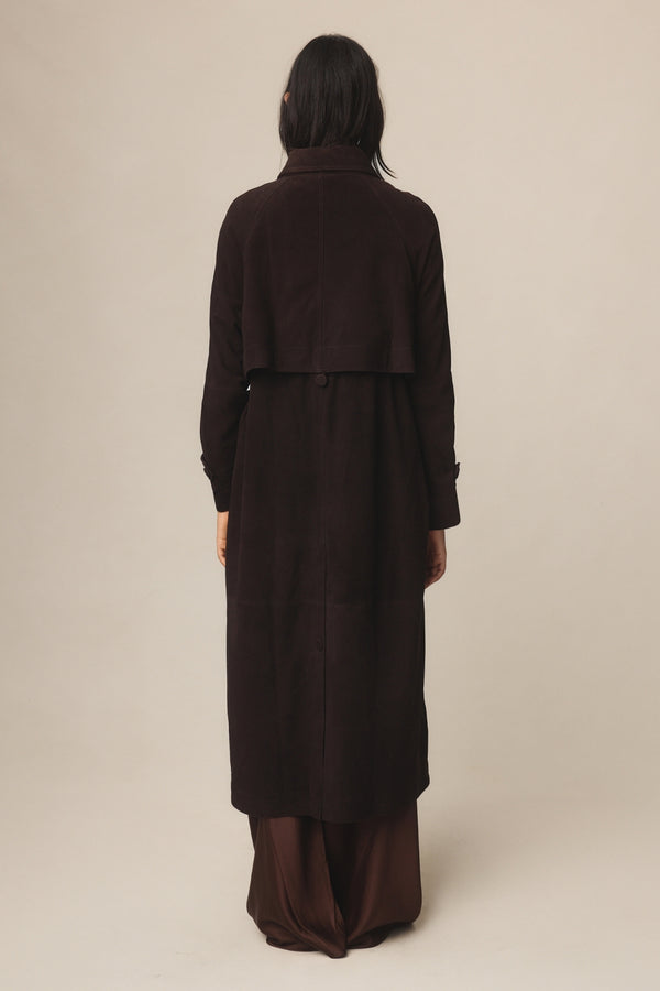 ANGELO COAT - CHOCOLATE