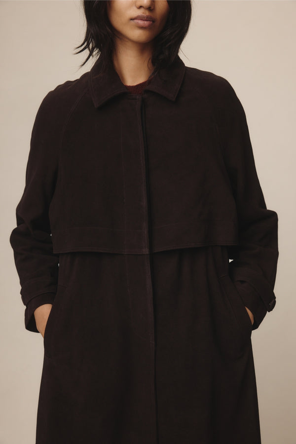 ANGELO COAT - CHOCOLATE