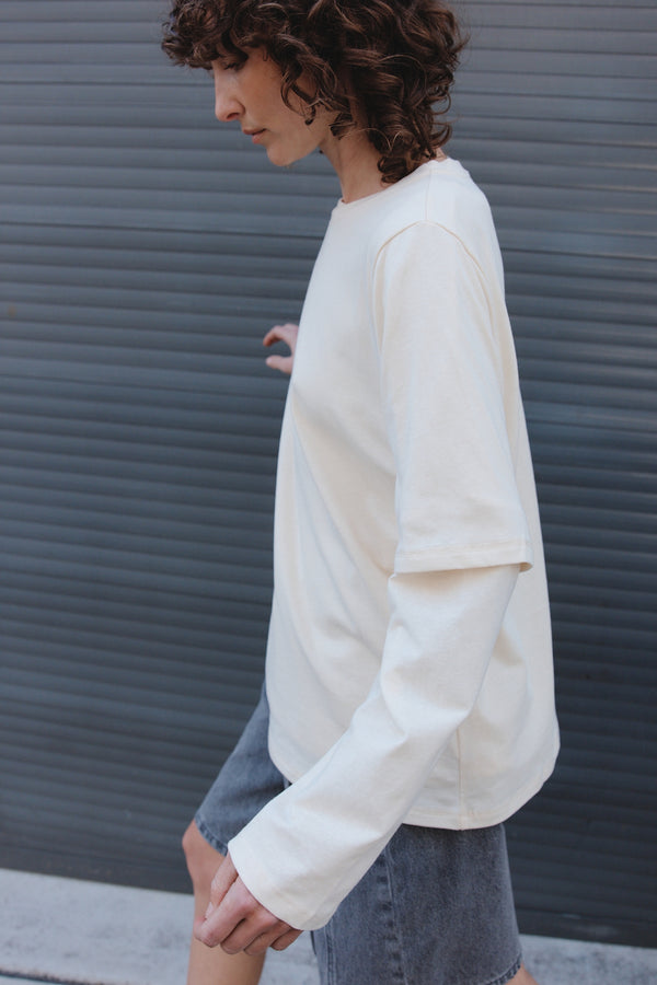 KENNA TEE - CRÈME