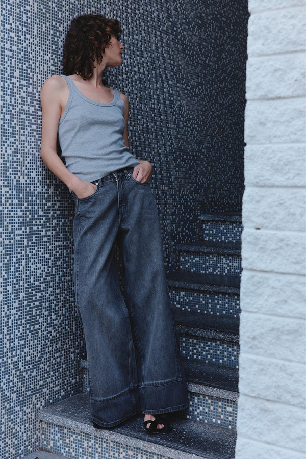 SENA SINGLET - GREY MARLE