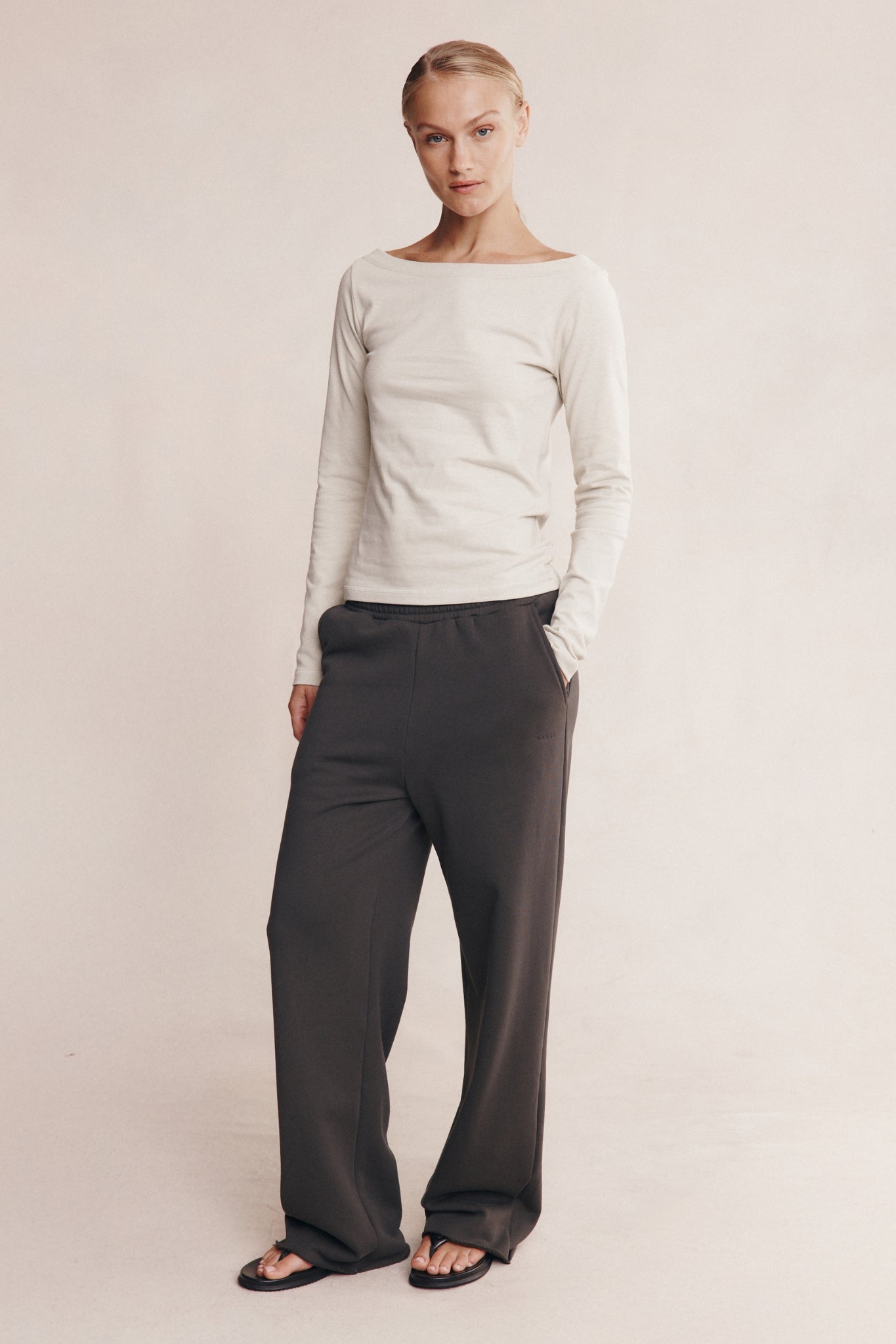 THALIA LONG SLEEVE TEE - SILT