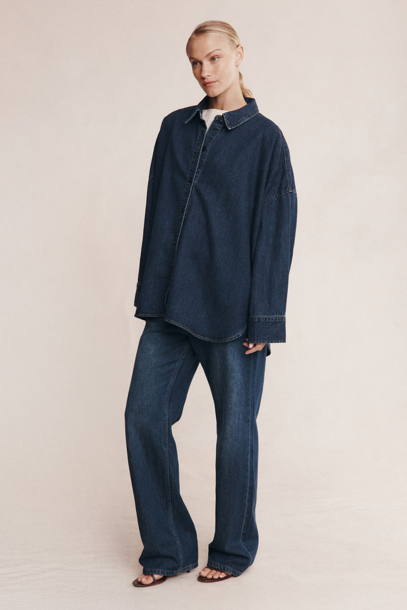 JORDY SHIRT - DARK WASH